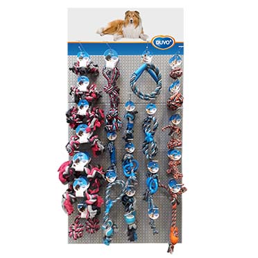 [LR4705029] Duvo+ Tug Toy Knotted Cotton 2 Knots Double Loop 50cm 