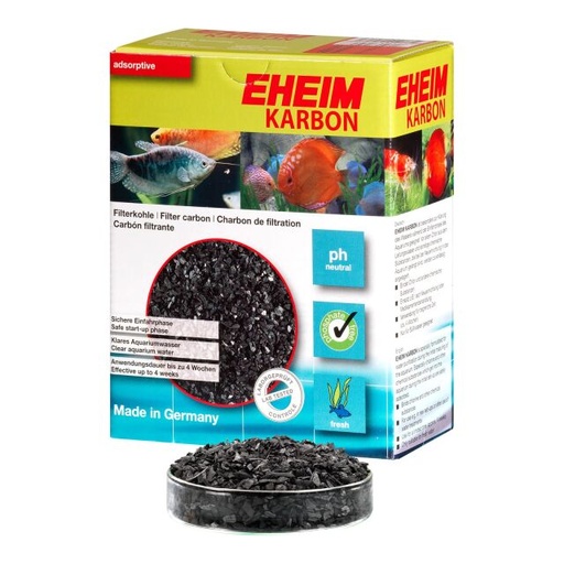 [EH2501401] EHEIM KARBON 225g ? 1l + net bag filter media