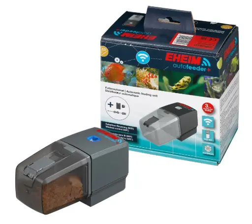 [EH3583340] EHEIM autofeeder+ Smart Fish Feeder – WiFi Enabled Automatic Aquarium Feeder with App-Free Control & Intelligent Functions (Capacity: 125ml)