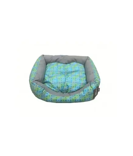 [EMK02M-129M] Empets Couch Bed Modern Dimension: 65x50x18cm, Pattern/Texture: Printed Green & Light Blue