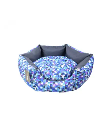 [EMV02M-104M] Empets Venus Bed Modern Dimension: 55x55x20cm, Pattern/Texture: Printed Dark Blue
