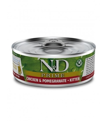 [8606014102901] Farmina N&D Cat Prime Chicken & Pomegranate Kitten 80g