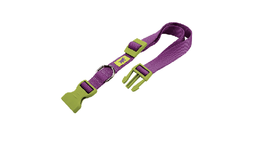 [75265902] Ferplast Club C Colours Nylon Dog Collar With Snap ClipColor: Purple, Dimension: 45-70cm x 25mm