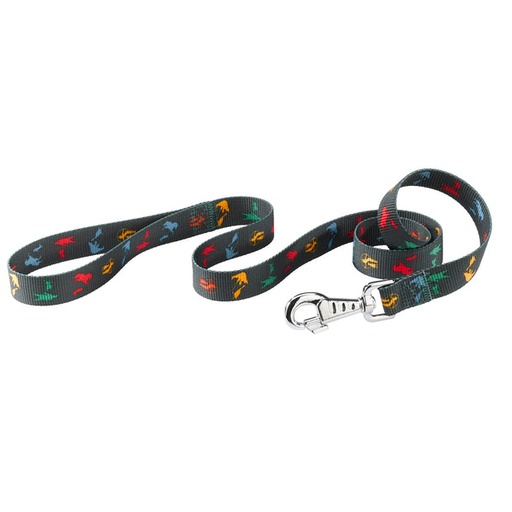 [75350955] Ferplast Club G Lead Circus[Color - Black, Dimension - 20mm x L 120cm] 