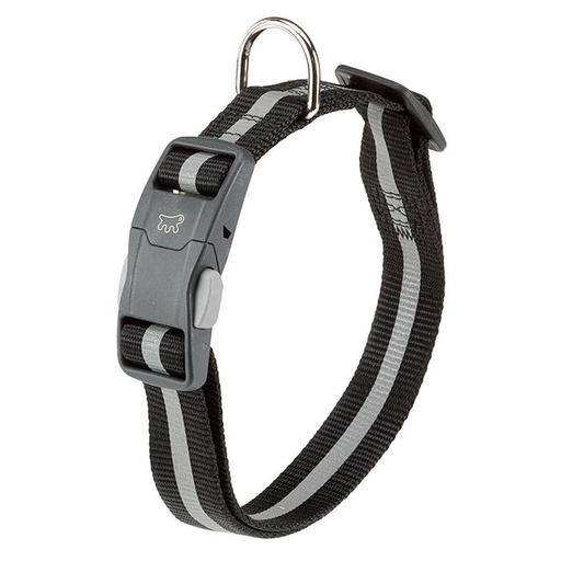 [75250217] Ferplast Club Reflex C - Reflective dog leash complete with magnetic clasp - Black / Blue / RedColor: Black, Dimension: 30 x 44cm x 15mm