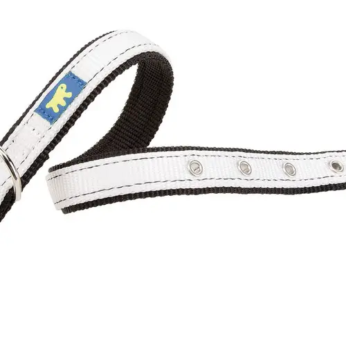 [75168911] Ferplast DUAL CF15 / 35 COLORS Dog CollarColor: White, Dimension: 35-43cm x 20mm