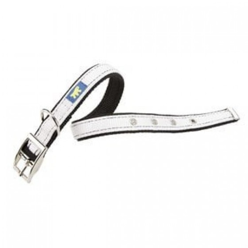 [75169911] Ferplast DUAL CF15 / 35 COLORS Dog CollarColor: White, Dimension: 45-53 x 25mm