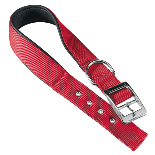[75249922] Ferplast Daytona C Nylon Dog CollarColor: Red, Dimension: 45-53cm x 25mm