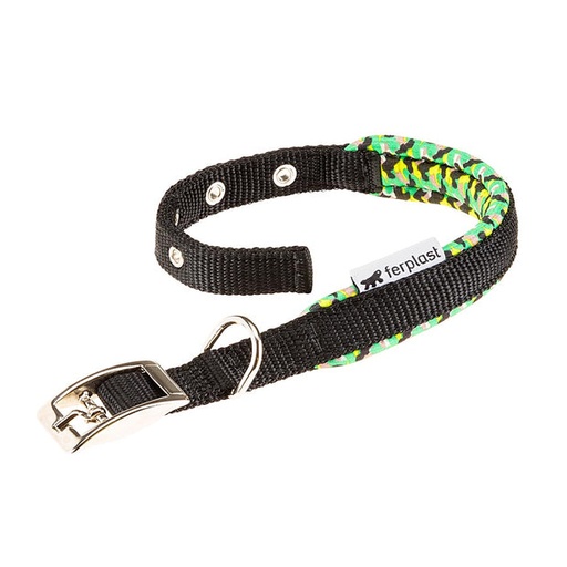 [75232602] Ferplast Daytona Fantasy Collar[Color - Blue, Dimension - 45-53 x 25mm]