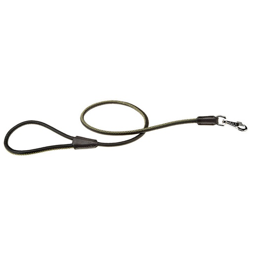 [75383102] Ferplast Derby G Faux Leather Dog Leash Color: Grey, Dimension: Ø7mm x 110cm