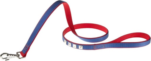 [75184819] Ferplast Dual Pyramid G Nylon Dog LeashColor: Red, Dimension: 20mm x L 120cm