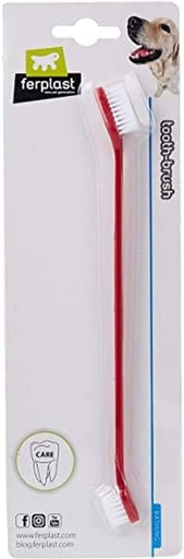 [85939899] Ferplast GRO 5939 - Double Toothbrush For Dogs