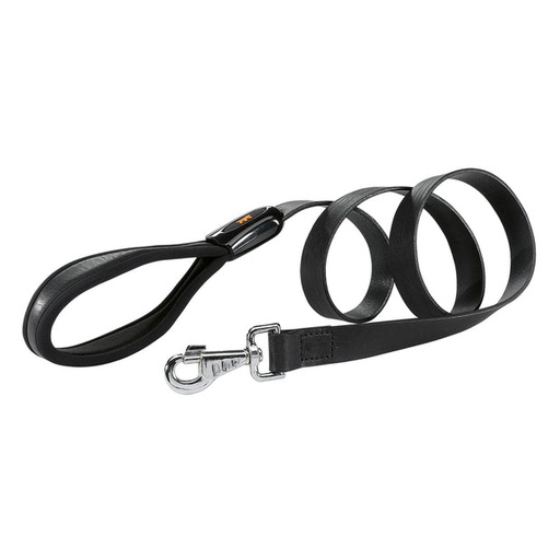 [76108017] Ferplast Giotto G Dog Leather LeadsColor: Black, Dimension: 20mm x L 120cm