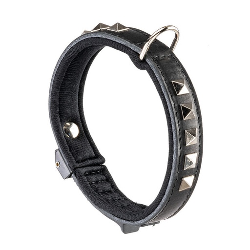 [76100917] Ferplast Giotto Luxor Collar-Black C30-58-102Color: Black, Dimension: 30-34cmx20mm