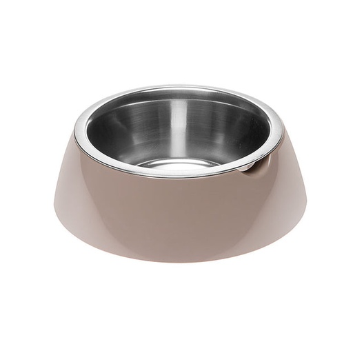 [70982022] Ferplast Jolie Steel BowlColor: Red, Dimension: Ø17.1 x 5.5cm, Sizes: S