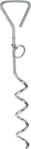 [86514003] Ferplast PA 6514 Spiral Stake for Dogs  h 40,5 cm 