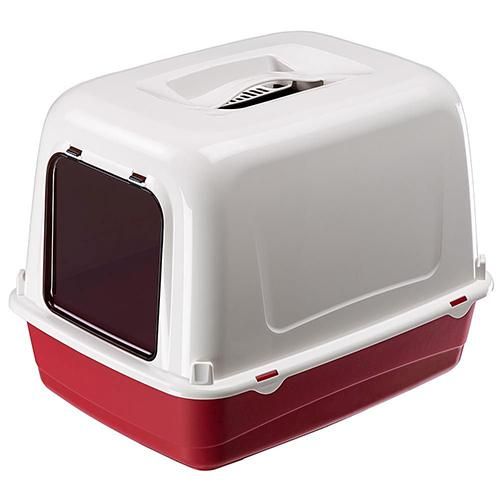 [72064022PA] Ferplast Toilet Clear Cat 10 Red 36x47x35cm