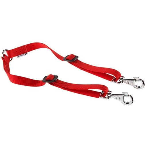 [75330999] Ferplast Twin Double Terminal for Dog LeashDimension: 10mm x L 25-36cm