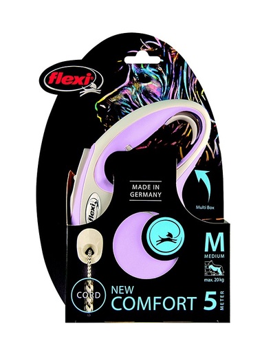 [4000498042908] Flexi New Comfort M Cord 5mColor: Rose 