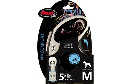 [4000498043646] Flexi New Comfort M Tape 5m[Color - Black] 