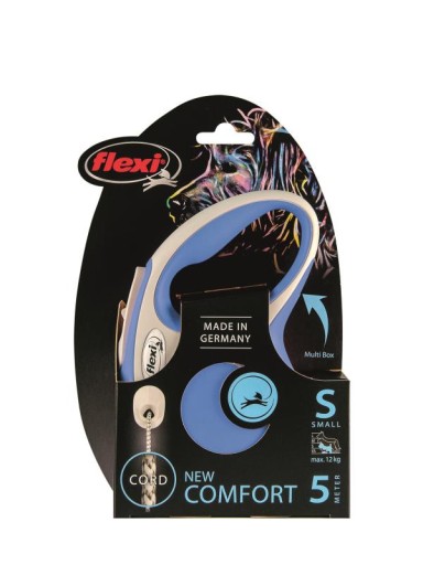 [4000498042830] Flexi New Comfort S Cord 5mColor: Blue 
