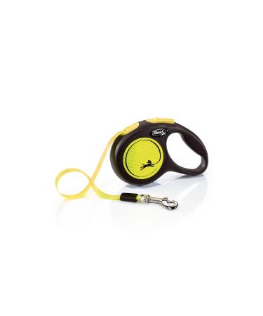 [4000498023501] Flexi New Neon Yellow Tape[Length - 3M, Size - XS] 