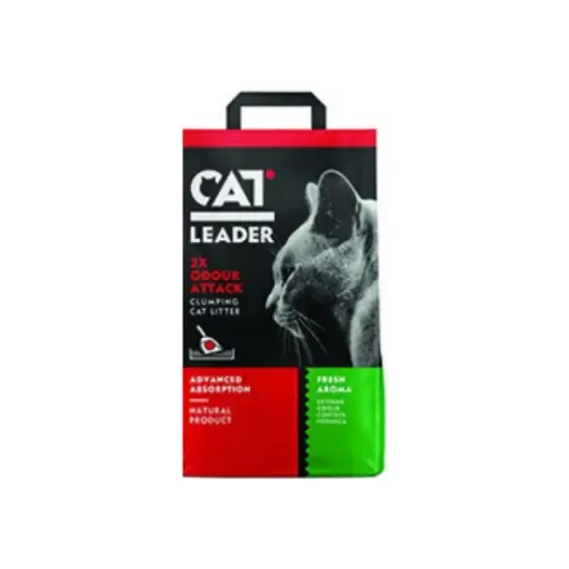 [5200357802059] Geohellas Cat Leader Clumping 2XOdour Attack Fresh Aroma Cat Litter Fragrance/Flavour: Fresh scent, Weight: 5kg