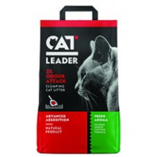 [5200357802080] Geohellas Cat Leader Clumping 2XOdour Attack Fresh Aroma Cat LitterWeight: 10kg, Fragrance/Flavour: Fresh scent 