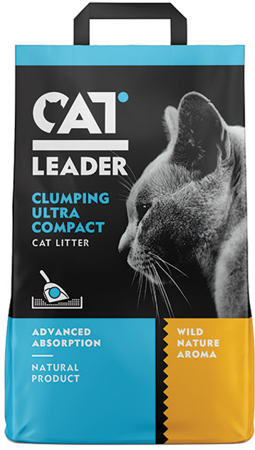 [5200357801441] Geohellas Cat Leader Clumping Ultra Compact Cat LitterFragrance/Flavour: Baby Powder, Weight: 5kg 