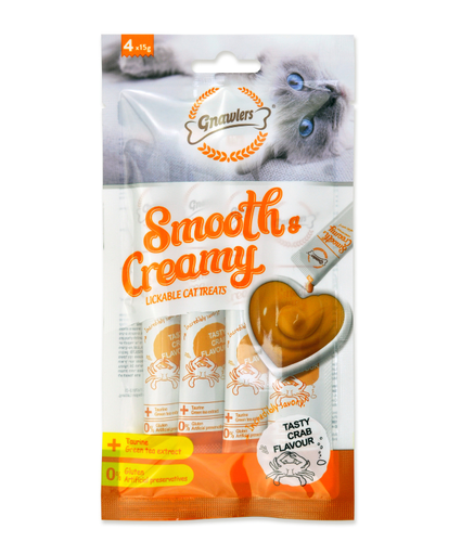 [GN11988] Gnawlers Smooth & Creamy Lickable Cat Treats (20pcsx15g) - Salmon Flavour 