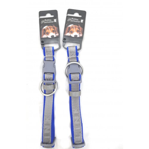 [17121915] Golden Panda Dog CollarColor: Blue, Length: 15mm x 30-40cm 