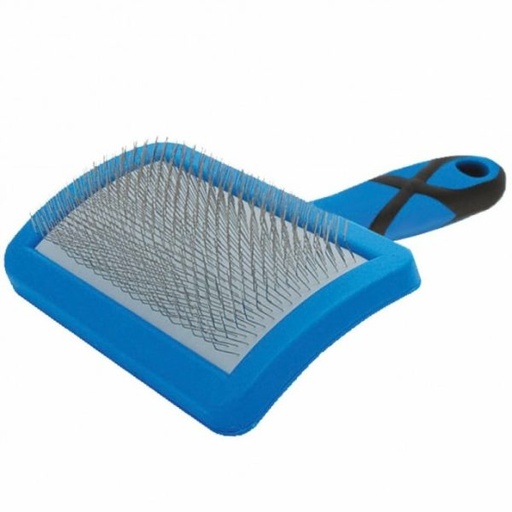 [GP850292] Groom Professional Curved Soft Slicker Brush Large - GP850292 - 19x10 cm 