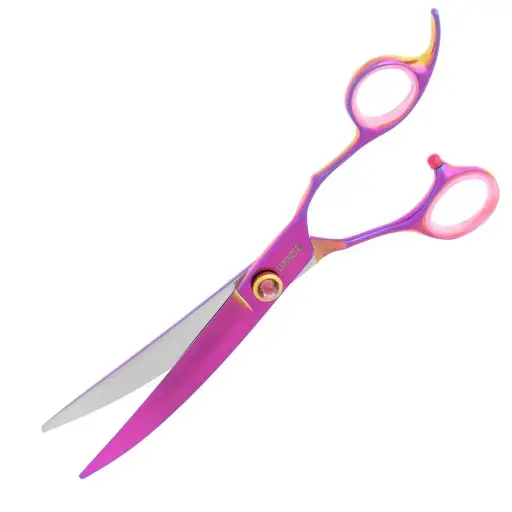 [860523] Groom Professional Luminosa Curved ScissorLength: 8 Inch 