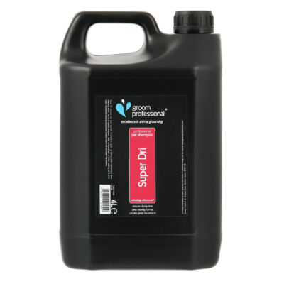 [GP842186] Groom Professional Super Dry Pet ShampooVolume: 4 litre, Fragrance/Flavour: Refreshing citrus scent 