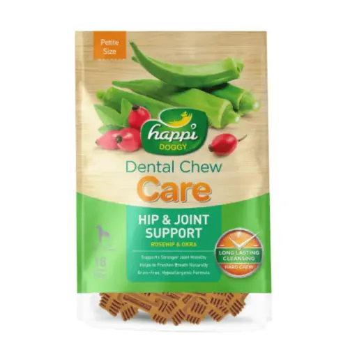 [H321] Happi Doggy Dental Chew Care-Hip & Joint Support-2.5