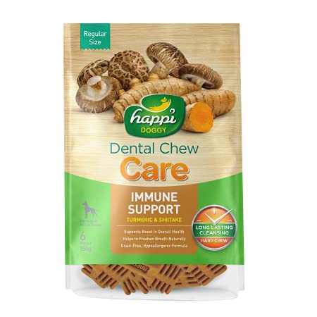 [H312] Happi Doggy Dental Chew Care-Immune Support-4 