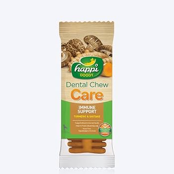 [H317] Happi Doggy Dental Chew Care-Immune Support-4 (Display Box-50pcs) 
