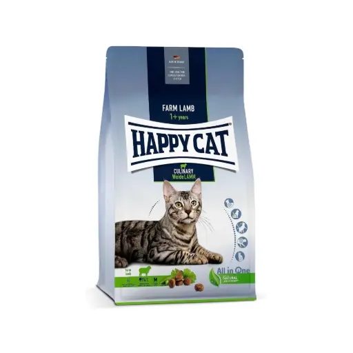 [70548] Happy Cat - Culinary Adult Dry Cat Food - Weide-Lamm (Pasture Lamb) - 1.3kg