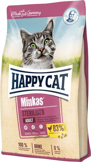 [4001967074222] Happy Cat Minkas Sterilized 10kg 