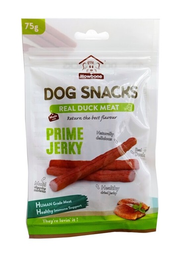 [HB10295] HowbonePrimeJerkyDuckStickSnackPouch75g