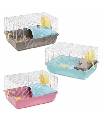 [IM07006] IMAC Criceti 60- Cage for Hamsters-Mixed Colors (60.5 x 40.5 x 33CM) 