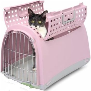 [IM80586] IMAC Linus Cabrio - Carrier For Cats And DogsColor: Pink, Dimension: 50 x 32 x 34.5cm 