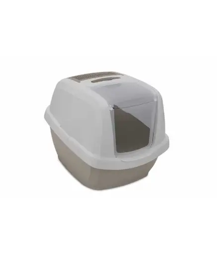 [IM44380] IMAC Maddy Junior-Hooded Cat Toilet - 57x43x41cmColor: Grey
