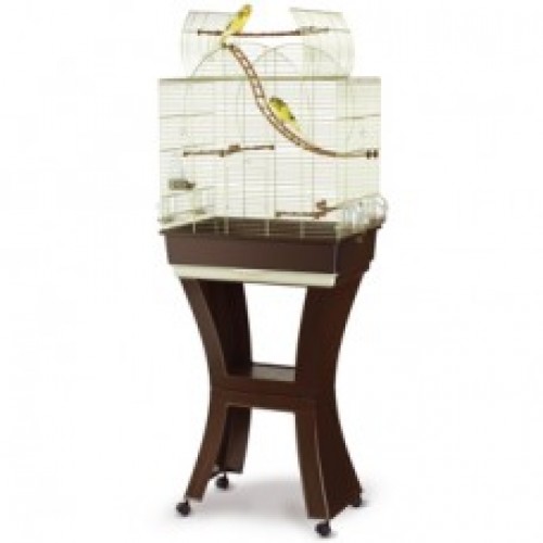 [IM04224] IMAC Matilde Cage for Canaries, Parakeets and Exotic birdsColor: Gold, Sizes: M, Dimension: 58 x 38 x 71-143cm 