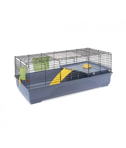 [IM6550] IMAC RONNY 120-Cage for Rabbits And Guinea PigsDimension: 120x60x46.5cm