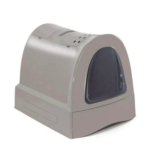 [IM83480] IMAC Zuma Litter Box For Cats - 40 x 56 x 42.5cmColor: Beige, Dimension: 40 x 56 x 42.5cm, Sizes: M 