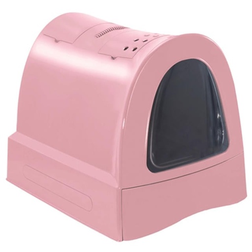 [IM83486] IMAC Zuma Litter Box For Cats - 40 x 56 x 42.5cmColor: Pink, Dimension: 40 x 56 x 42.5cm, Sizes: M 