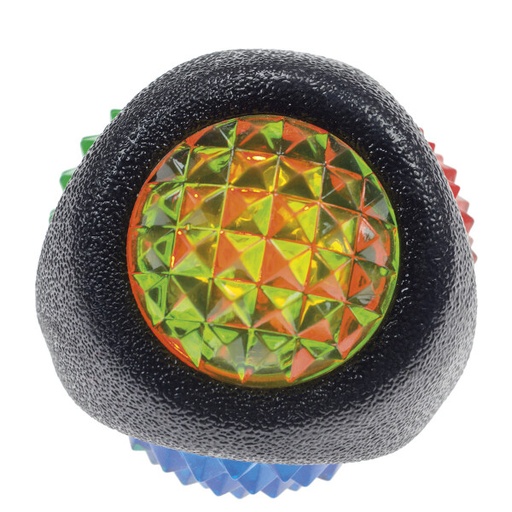 [ICC852] Imac Dog Toy TPR Diamonds with 4 Colour LED, 7,7cm 