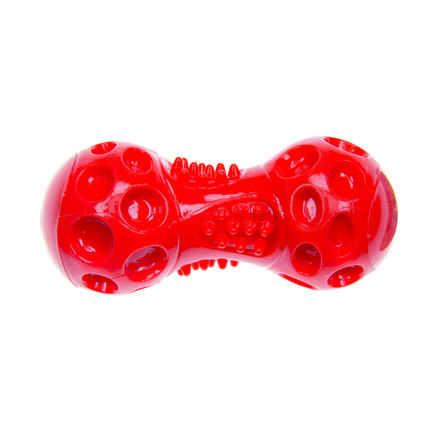 [ICC833] Imac Dog Toy TPR Rubber Bone with Squeaker, 11,6x5x5cm 