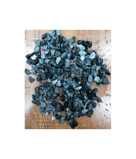 [INDC25KG-GREENMAT] Indian Stone Aquarium Chips - Gravel - Sand - Green Mat - 25 KG 